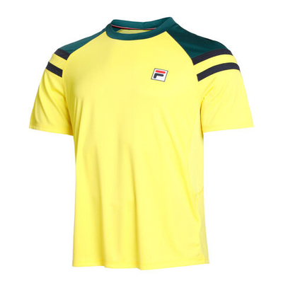 Мужское теннисное поло Fila Frankie T-Shirt Men - Yellow
