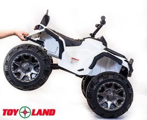 Детский электроквадроцикл Toyland Grizzly Next 4x4 белый