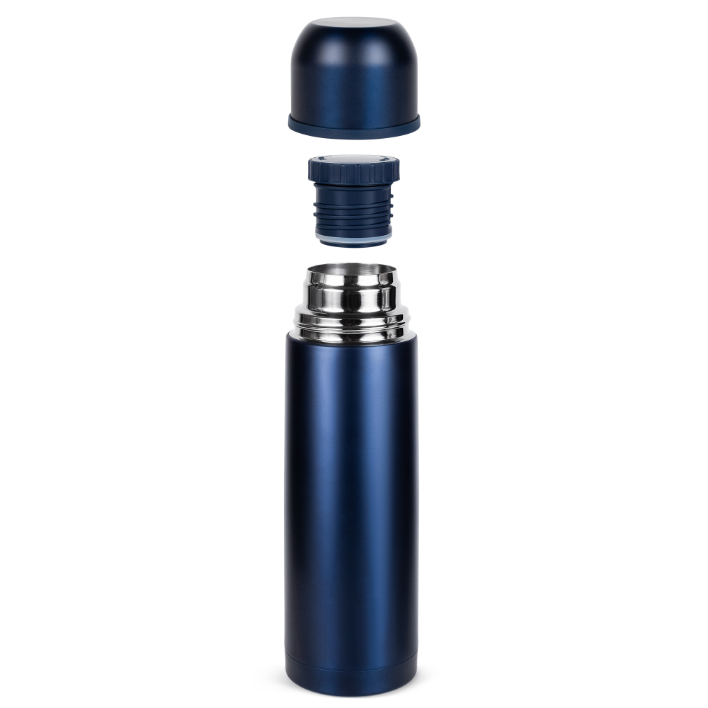 Термос Relaxika 101 (0,75 литра), темно-синий (без лого)