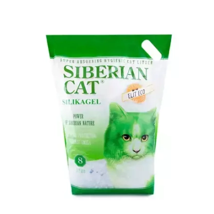 Сибирская кошка ЭКО (зеленые гранулы) 8л