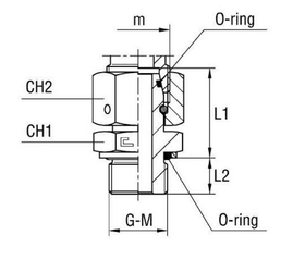Штуцер FNH DL10 14х1.5