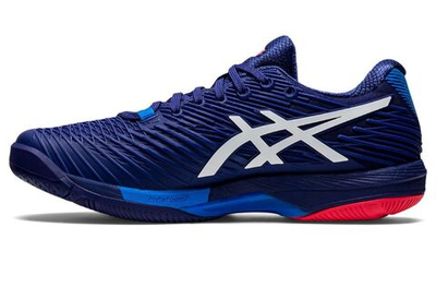 Мужские кроссовки теннисные Asics Solution Speed FF 2 - dive blue/white