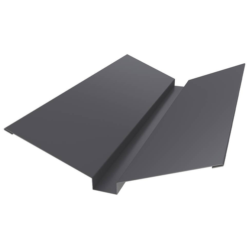 Ендова верхняя Grand Line Drap TX 0,45 Ral 7004 115х30х115 мм резка