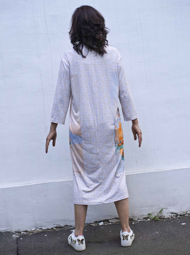 Платье "Венеция Горбатова", по мотивам картины "Венеция" художника Константина Горбатова