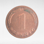 Germany, 1 Pfennig, 1970, (Munich Mint - "D"), VF