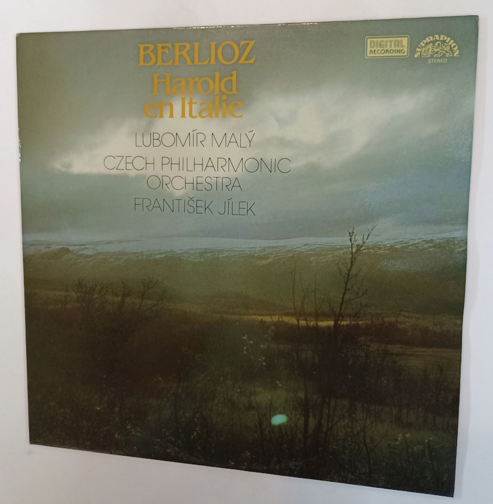 Винтажная виниловая пластинка LP Berlioz Берлиоз, Czech Philharmonic Orchestra, Harold En Italie (Чехословакия 1983)