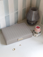 Органайзер для украшений Stackers Classic Jewellery Box Lid - Taupe Woven (Sage Green / светло-зеленый / Sage Green)