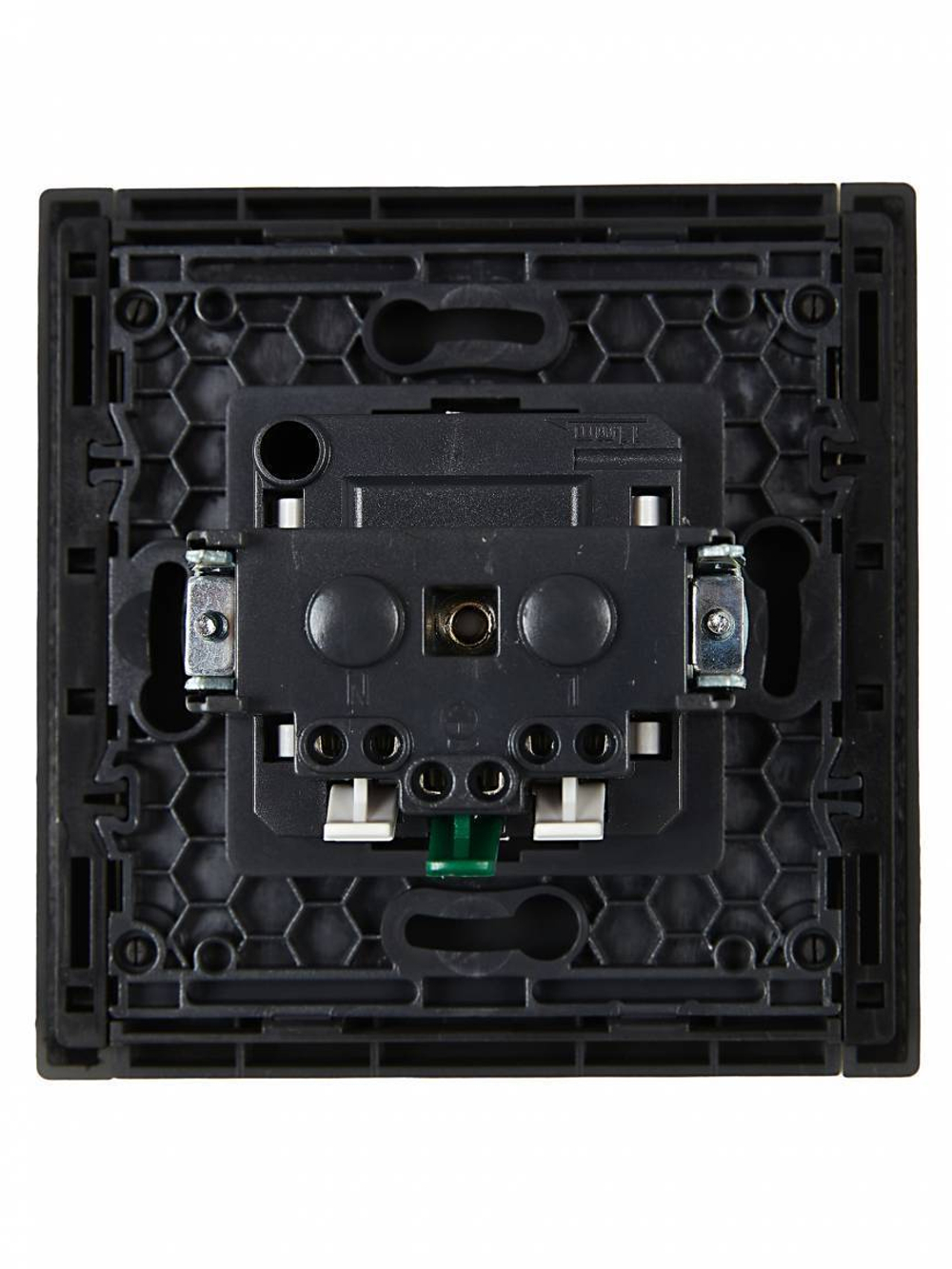 FORTE&PIANO Розетка 1-местная с заземлением без защитных шторок винтовое крепление 16А FP316 серый IEK