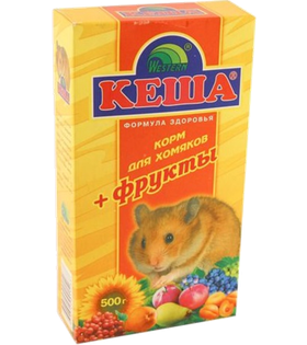 Кеша для хомяков 500гр. (фрукты)