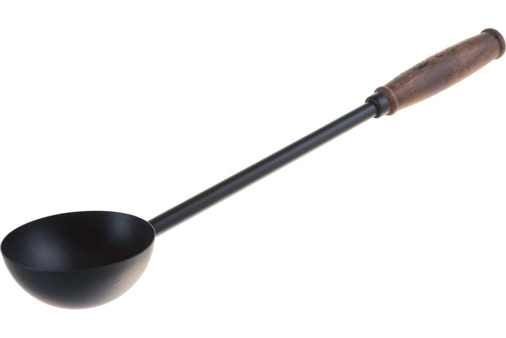 КОВШ БАННЫЕ ШТУЧКИ ИЗ СТАЛИ 0,2Л 45СМ ЧЕРНЫЙ 41352