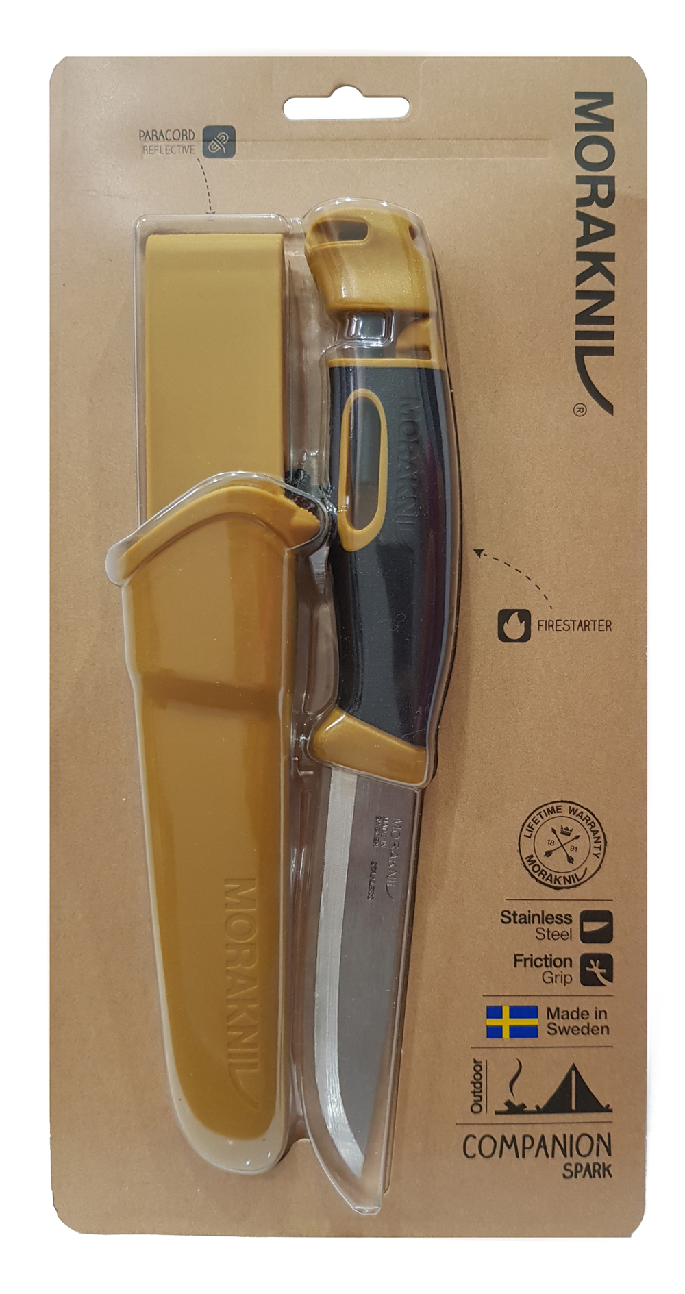 Нож Morakniv Companion Spark (S) Yellow, арт. 13573