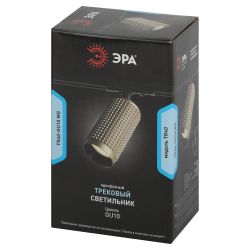 Трековый светильник однофазный ЭРА TR40-GU10 MG под лампу MR16 матовое золото