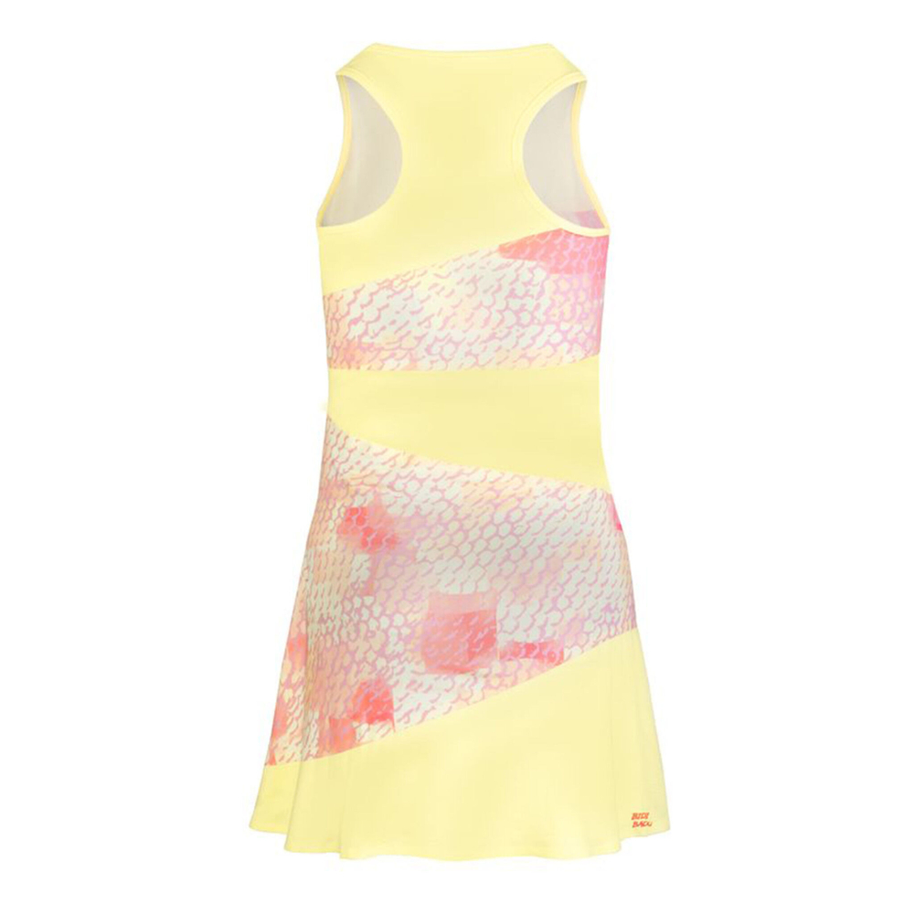 Женская теннисное платье BIDI BADU Zahai Tech 2in1 Dress Women - Yellow, Pink