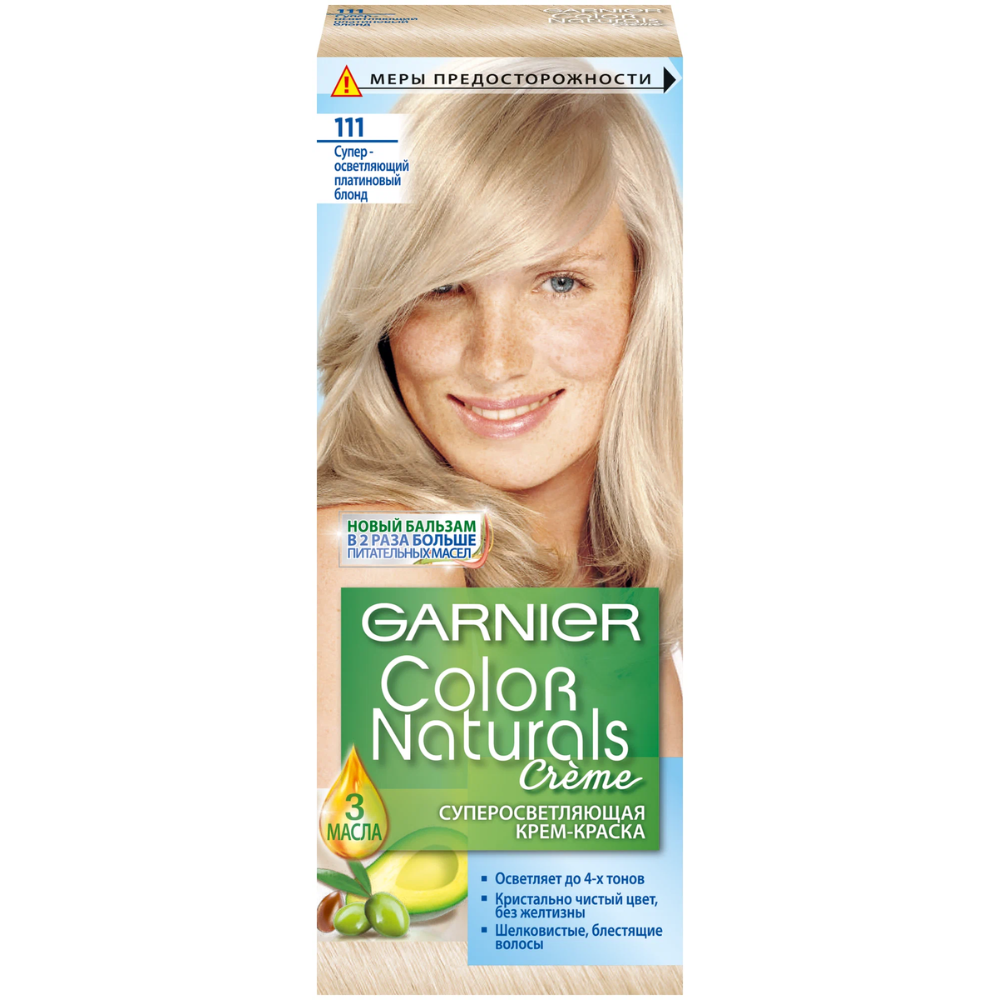Краска Garnier Сolor Naturals Платиновый блонд 111