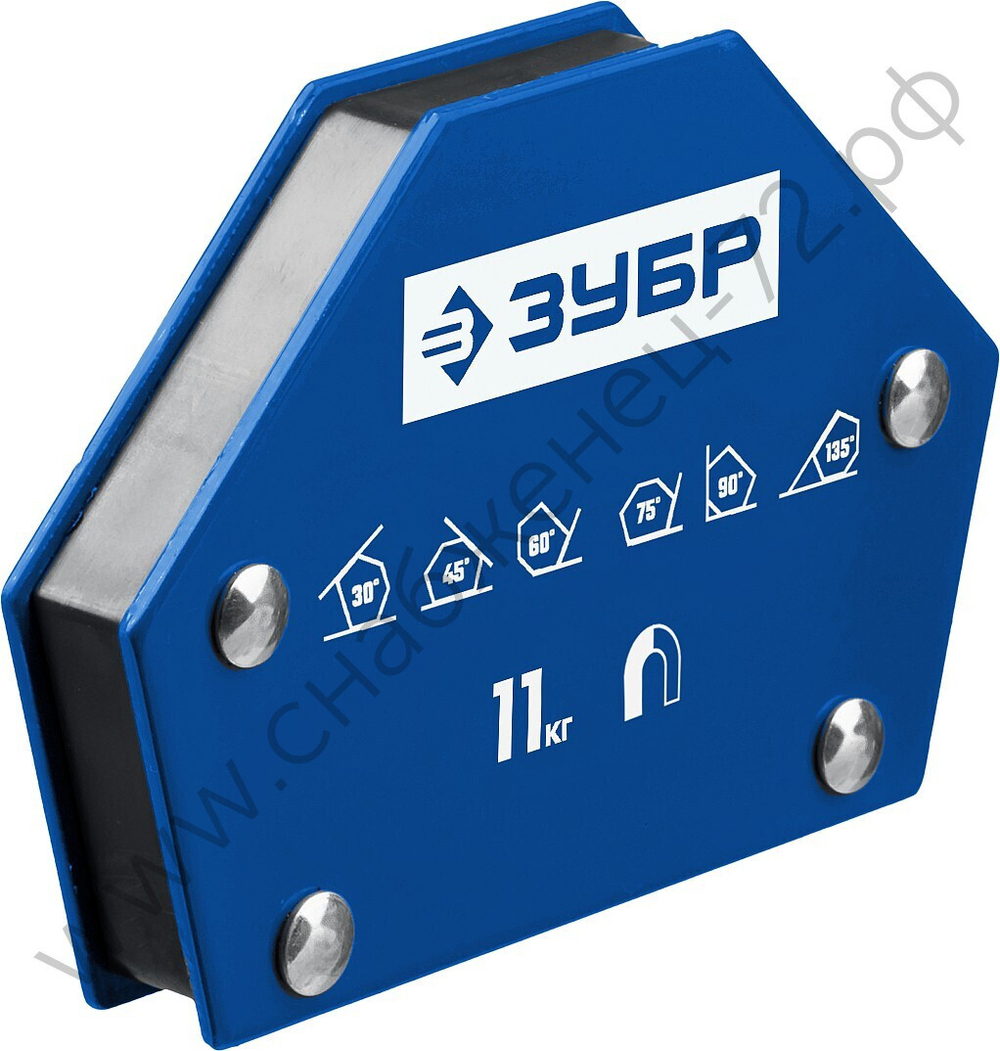ЗУБР УМ-6, 11 кг, Угольник магнитный для сварочных работ, Профессионал (40055-11)