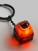 Брелок-клавиша Яндекс «Кофе» коричневый