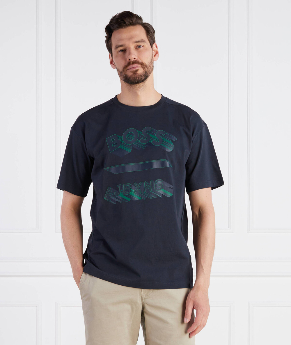 Футболка Boss x AJBXNG Talboa AJ 1 BOSS GREEN - темно-синий(50488834)