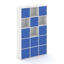 Locker plus Комплект №9 LK.K-009 Белый/Синий 1188*350*1983