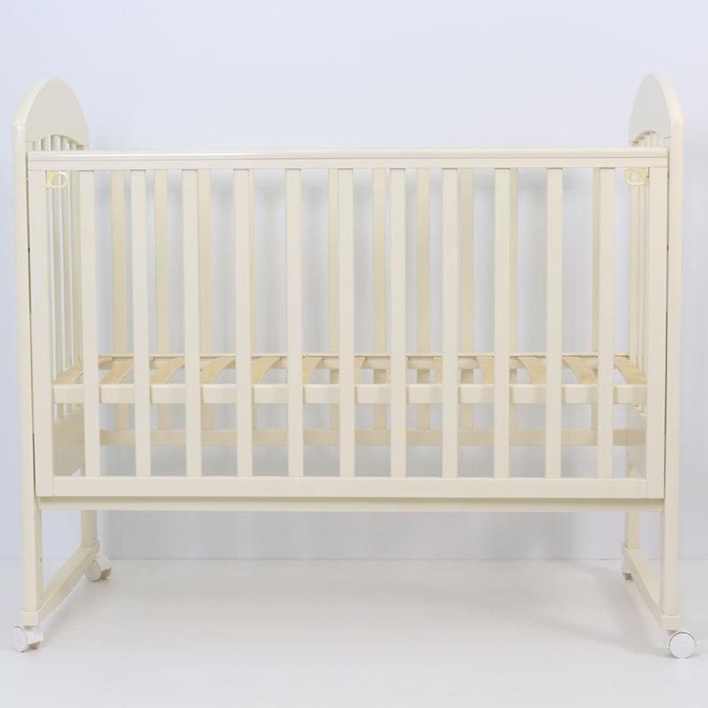 Кроватка детская Топотушки Дарина 2 качалка, слоновая кость