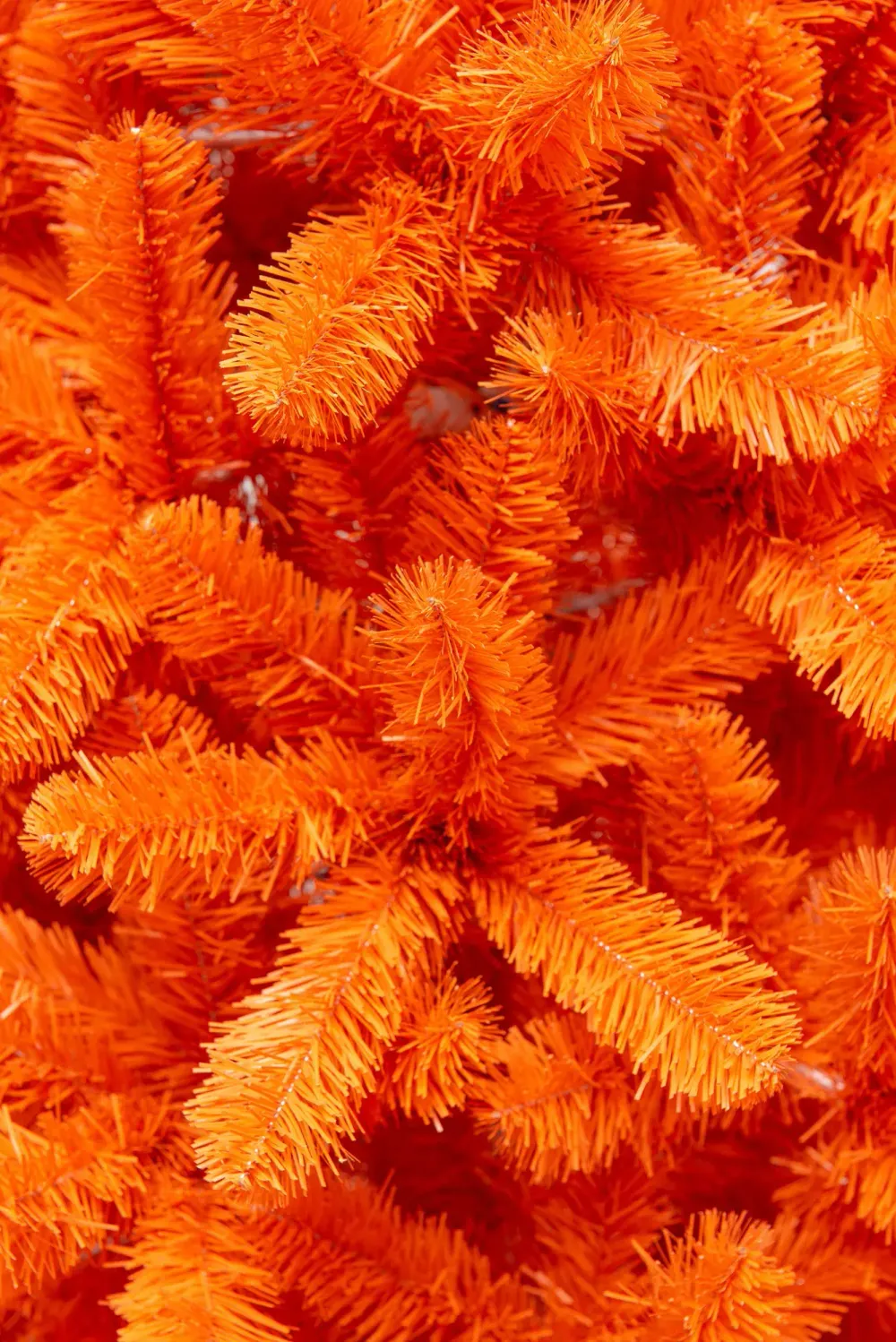 Искусственная оранжевая елка «Сочный апельсин» (пвх) от 1,8 м до 2,4 м