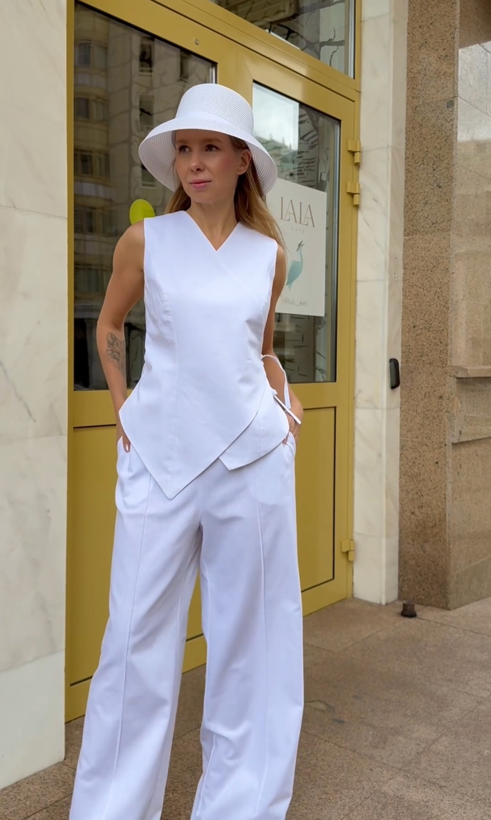 Льняной костюм ЖЕНА МИЛЛИОНЕРА