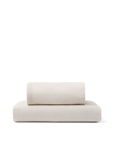 Чехол из шенилла цвета экрю Alea для одноместного модуля