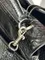 BALENCIAGA RODEO HANDBAG с крокодиловым тиснением, черная