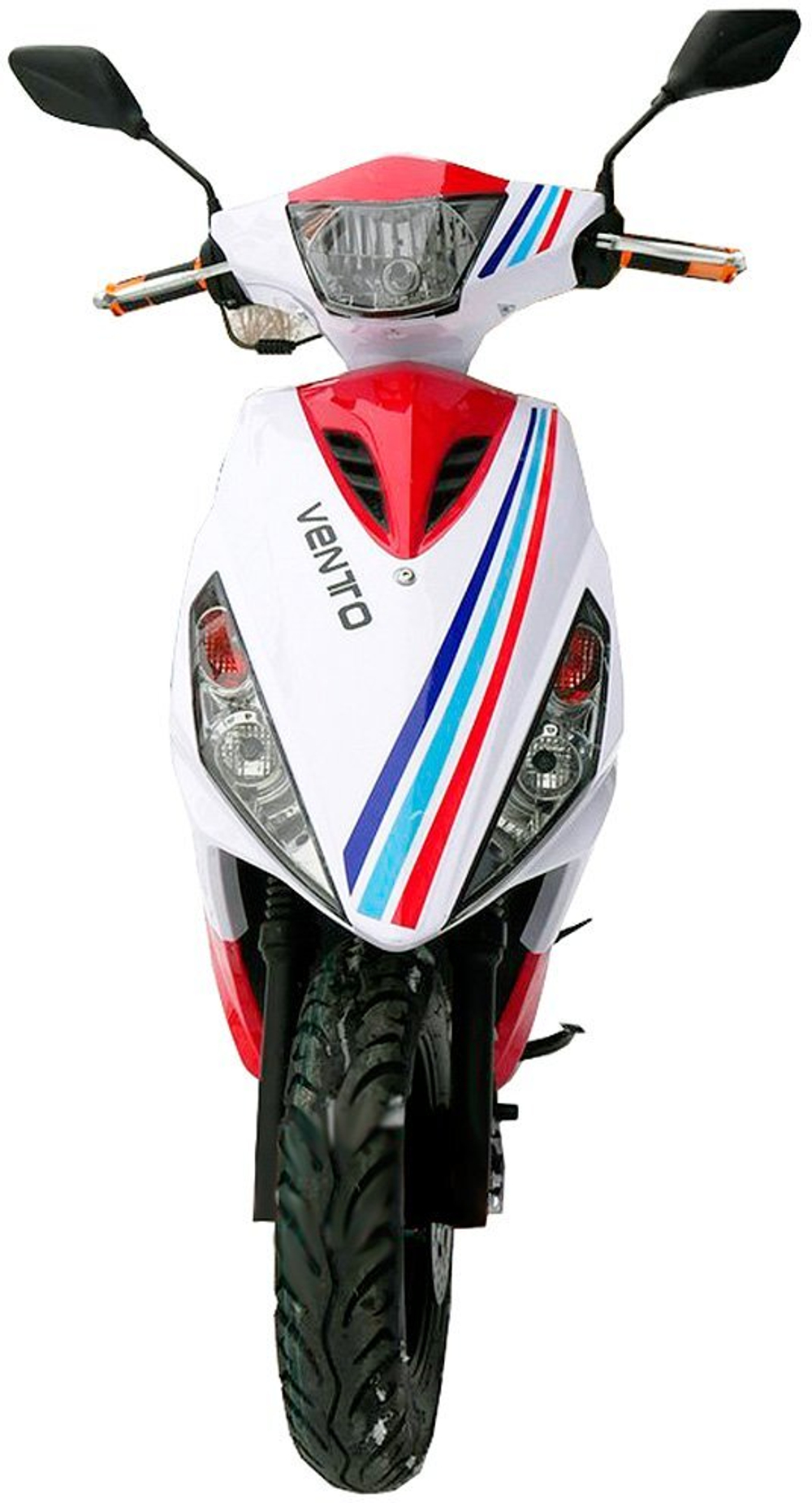 Скутер VENTO CORSA 49 cc (150) + сигнализация с автозапуском  цвет RED/WHITE