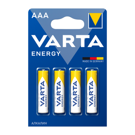 Элемент питания VARTA ENERGY LR03 BL4 4103 (1/10/50)