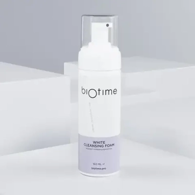 White Cleansing Foam Biotime | Очищающая пенка для борьбы с гиперпигментацией