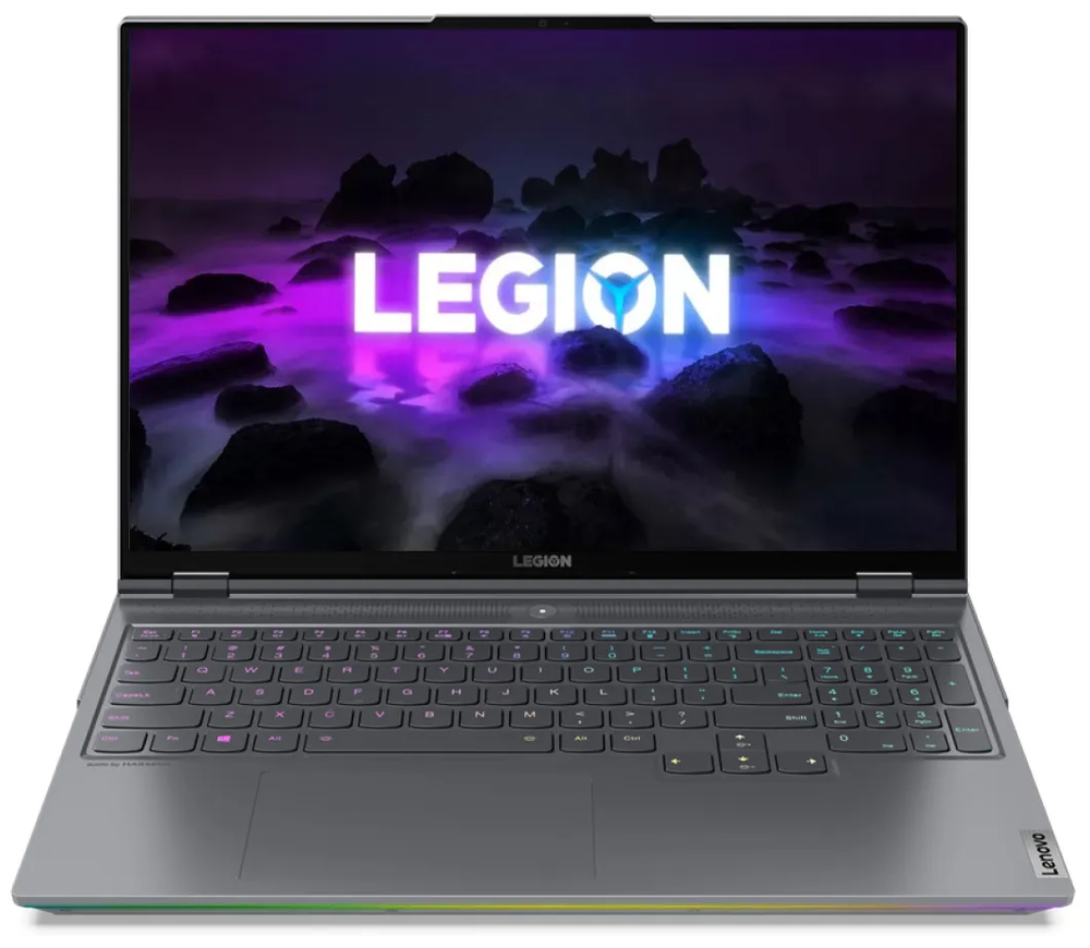 Ноутбук Lenovo Legion 7 16ITHg6 (82K600AERU) 16"/Intel Core i9-11980HK/RAM 32 GB/SSD 2048 GB/nVidia GeForce RTX 3080 16 Гб/2560x1600/IPS 165Hz/Windows11/Подсветка кл-ры: RGB/серый. Состояние: B1