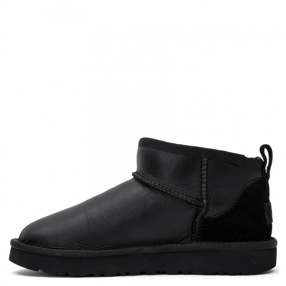 Ugg Classic Ultra Mini Metallic Black
