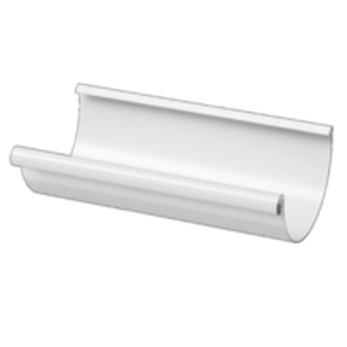 Docke STAL PREMIUM Желоб полукруглый D125 3 м (Пломбир 9010)