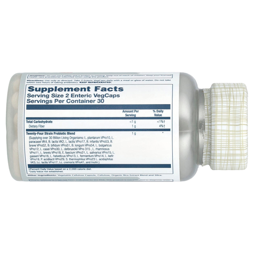 Solaray, Super Multidophilus, пробиотик, 60 растительных капсул