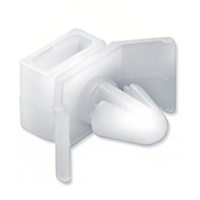 Держатель дюбельного типа, белый