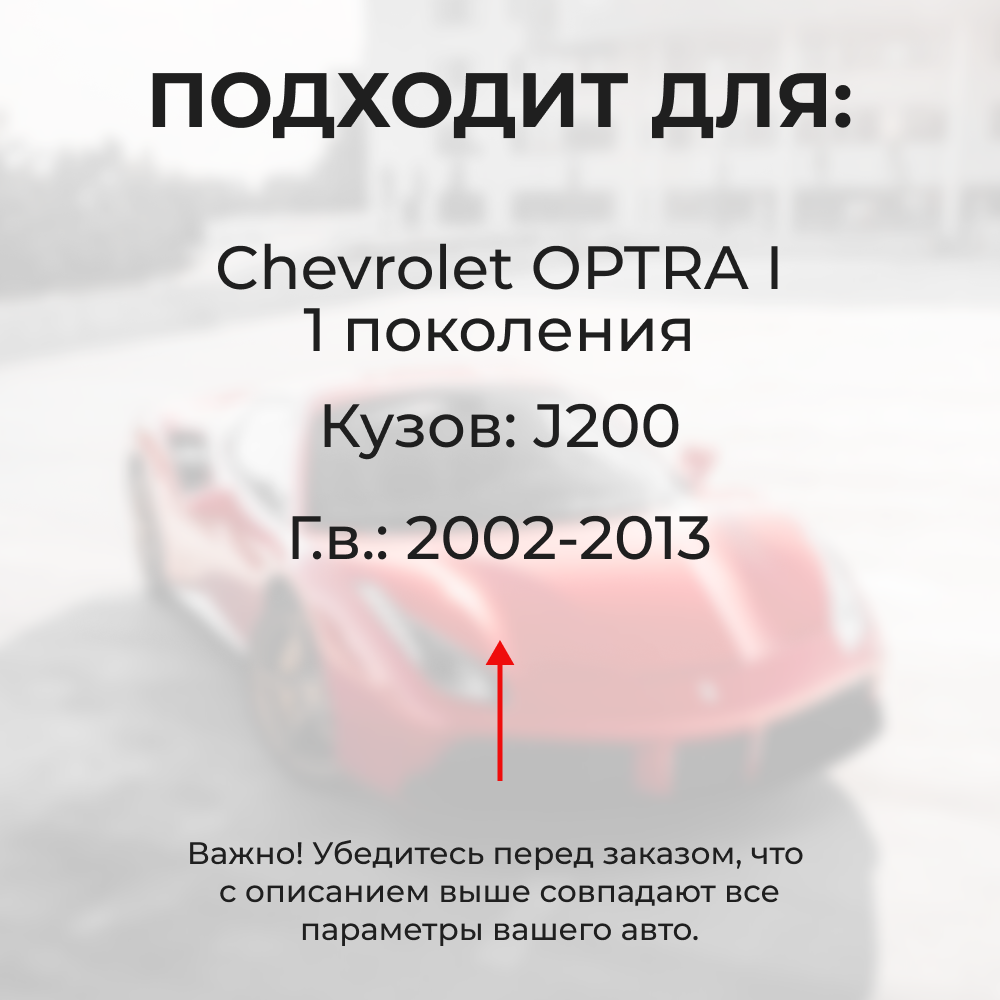Ремкомплект (втулки) петель дверей Chevrolet OPTRA (I) J200 (4 петли, RPD1-4) 2002-2013