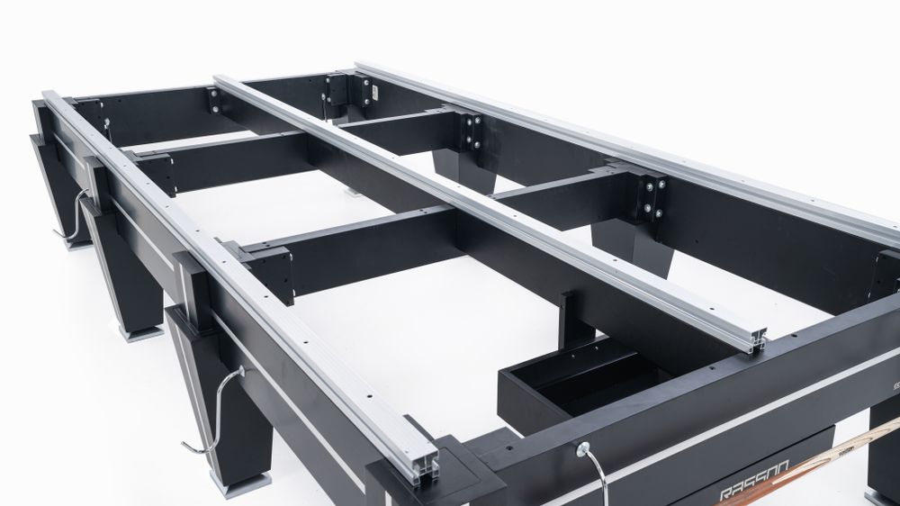 Бильярдный стол для русской пирамиды RASSON "Magnum" (12 футов, черный)