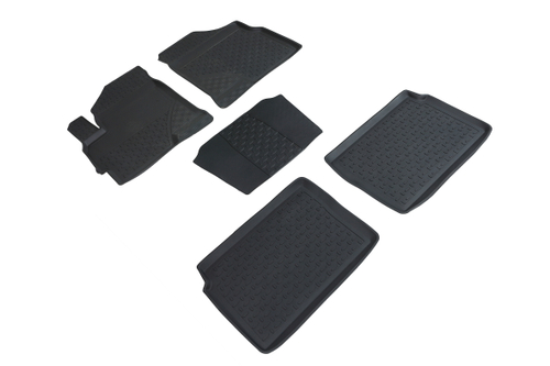 Резиновые коврики с высоким бортом для Chery Tiggo 5 2012-н.в., Seintex.86349