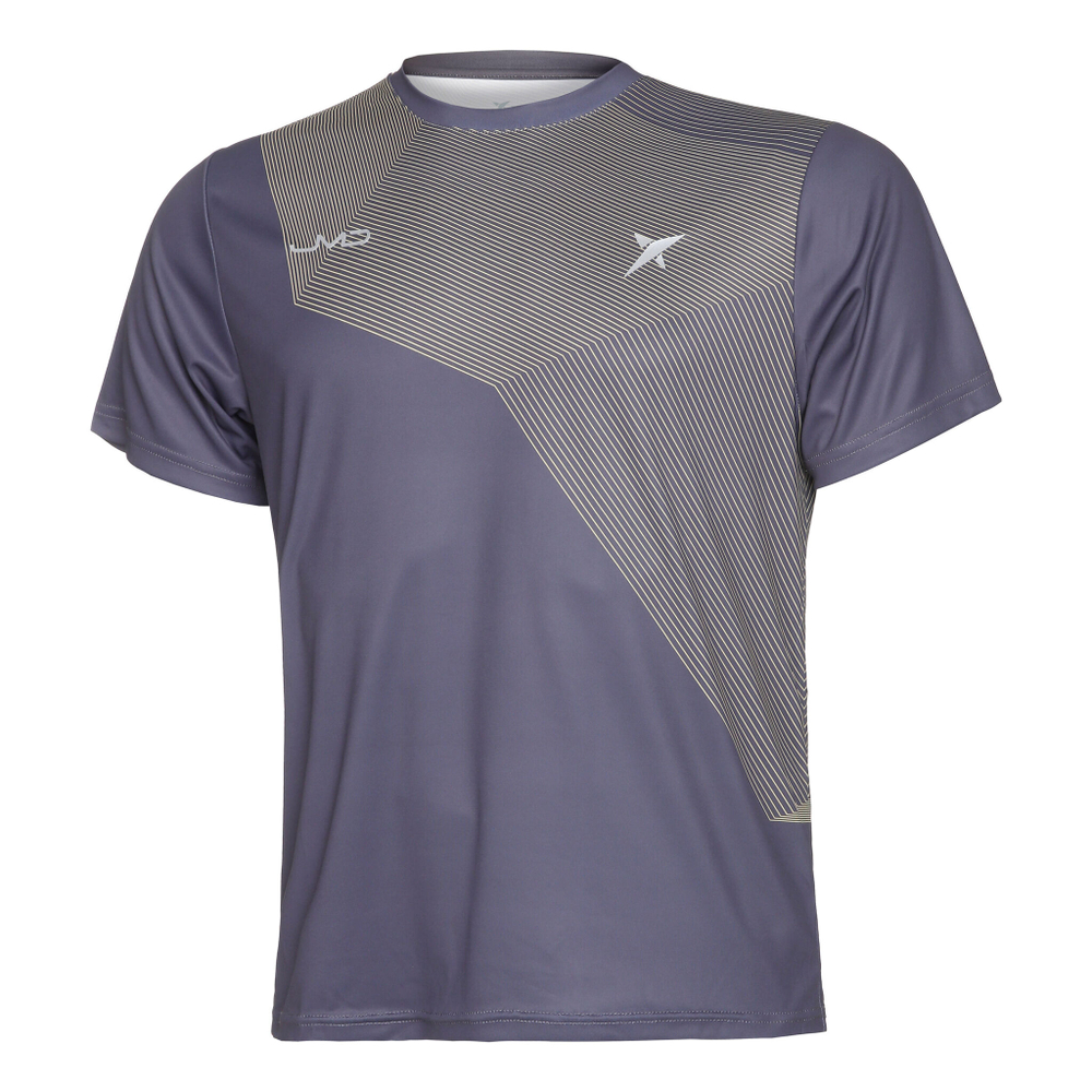 Мужское теннисное поло Drop Shot Koa JMD T-Shirt Men - Grey