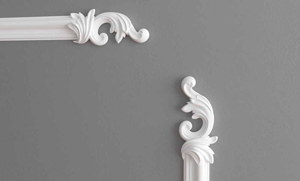 H1-DD301 LR/Декоративный элемент (165х71х25мм)/2 Стоимость за пару (левый и правый)