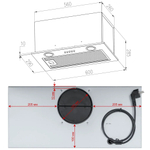Полновстраиваемая вытяжка Meferi INBOX60BK ULTRA фото 15