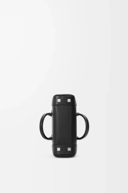 Loewe Укороченная сумка Amazona 23 из блестящей телячьей кожи, черный