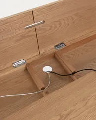 Письменный стол Jakes 120x65 см, с ящиками и откидной крышкой