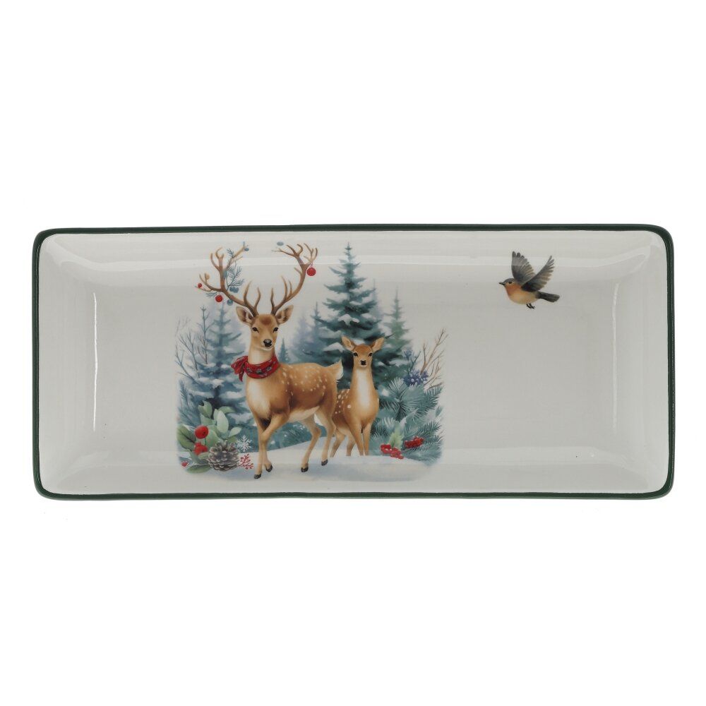 GAEM Блюдо "Олени", L28 W12 H3 см