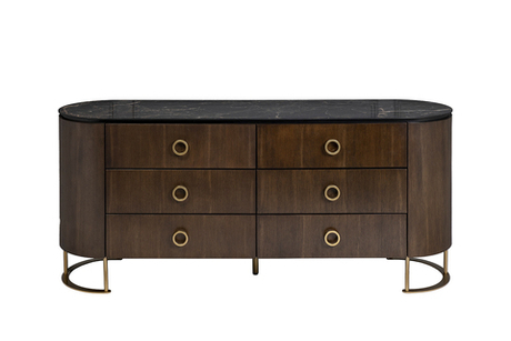 Комод коричневый 165x44,5x71см Garda Decor