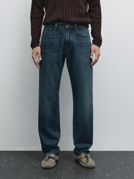 Massimo Dutti Зауженные джинсы, синий