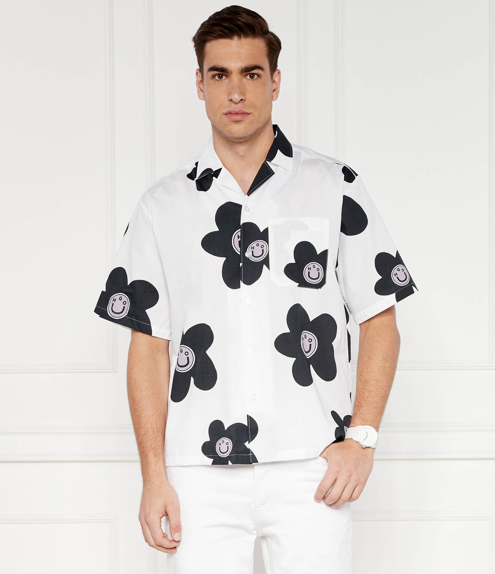 Рубашка Eligino Hugo Blue - белый(50513855)