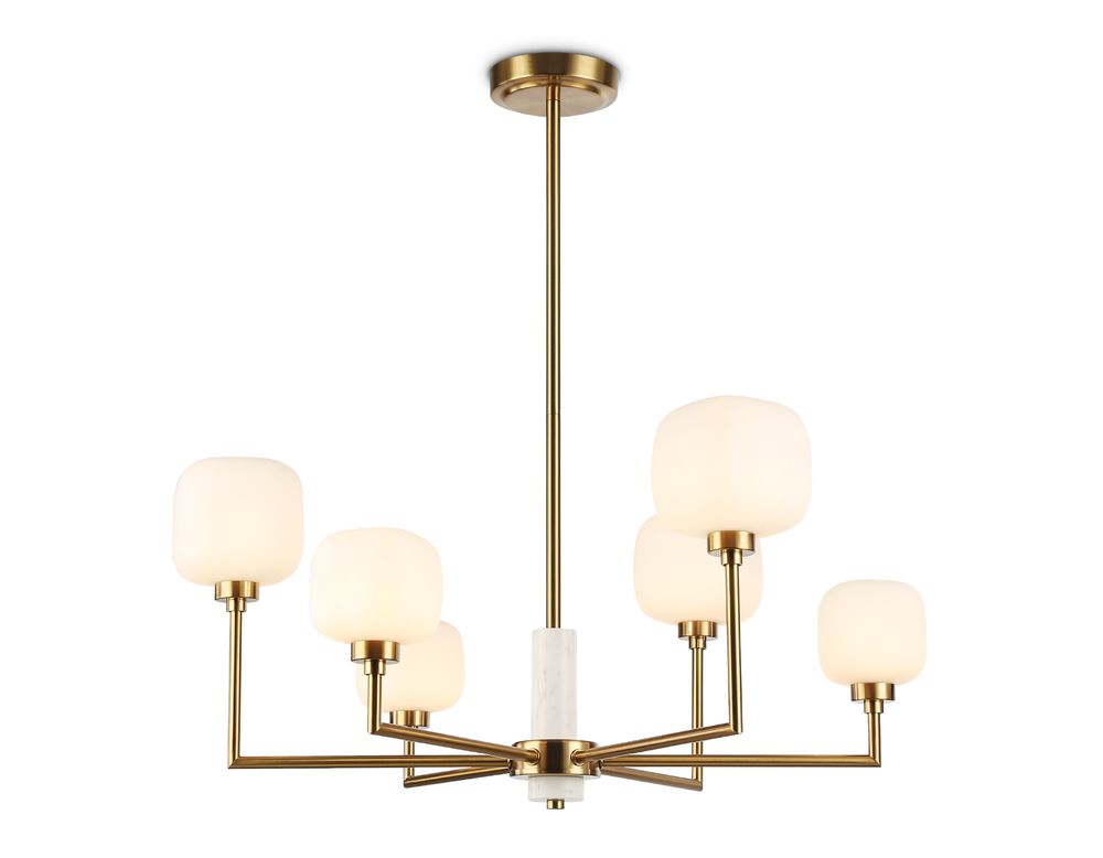 Ambrella Люстра на штанге с мрамором Ceramo Modern LH53015