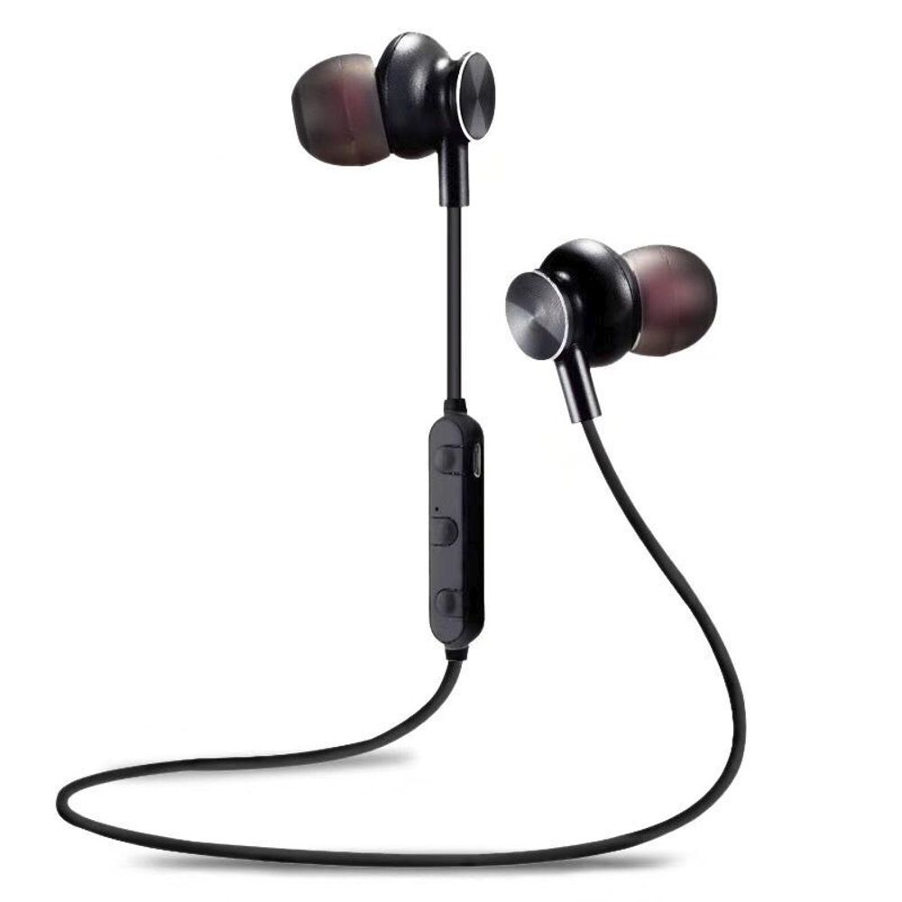 Наушники More choice Bluetooth вакуумные с шейным шнурком BG6