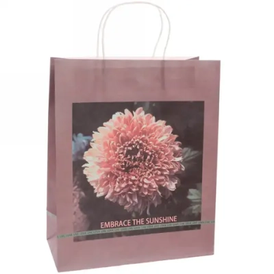 Пакет подарочный «Цветочное настроение» 32*26*12 см